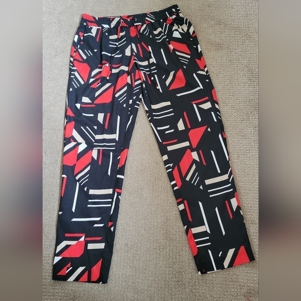 Calvin Klein Women's Printed Drawstring Pants